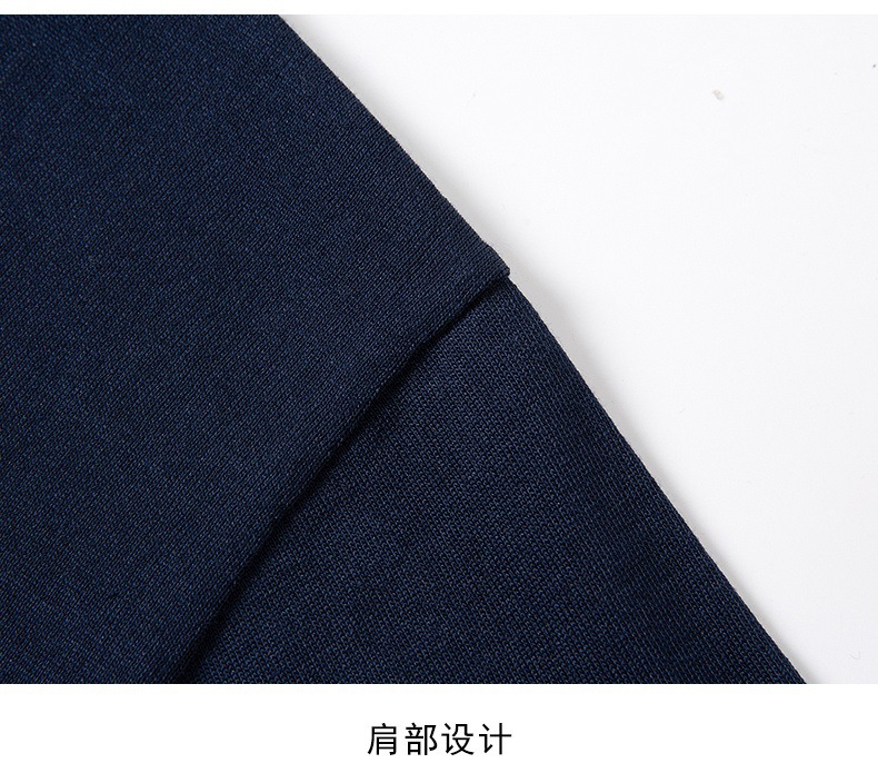 爸爸款翻领短袖t恤夏装中年男士宽松冰丝上衣中老年人男装爷爷装详情11