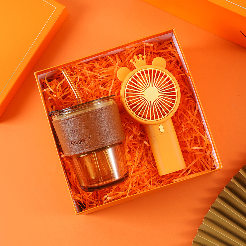 Practical business gift sets, creative souvenirs, Qixi Festival gifts, summer cups, fans, umbrellas, and opening gifts pic 14