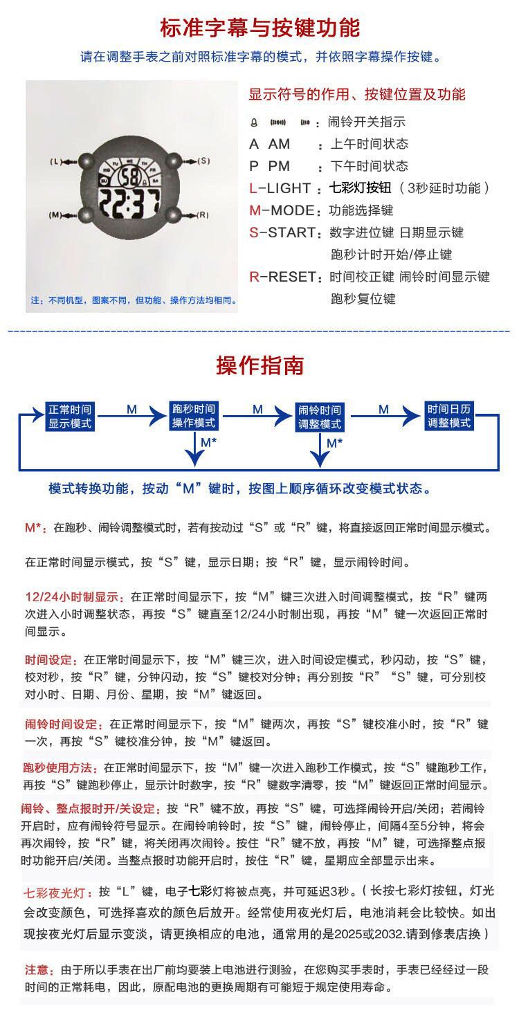 调整时间说明