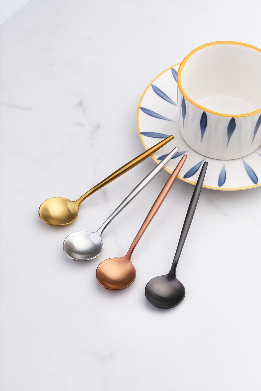 304葡萄牙餐具不锈钢刀叉勺筷套装餐刀茶勺咖啡勺甜品叉子详情10