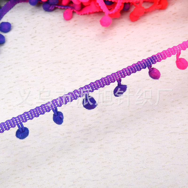 In-stock clothing accessories: straight balls, colorful balls, bayberry balls, and colored pilling lace pic 5