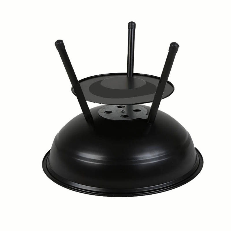 14-inch small apple grill, red lid round grill, small barbecue grill pic 3