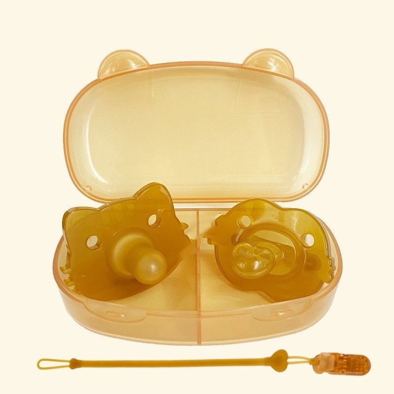 婴儿安抚奶嘴超软安睡型新生儿宝宝0-6月1岁睡觉神器小孩奶嘴挂绳详情9