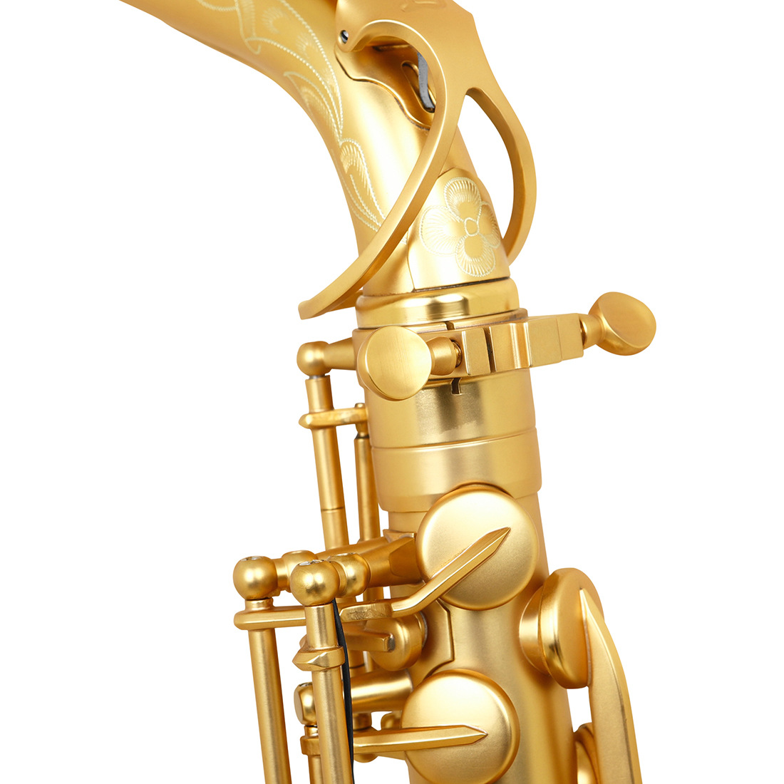 LADE中音磨砂萨克斯乐器初学成人演奏降E调鲍鱼壳按键中音萨克斯详情17