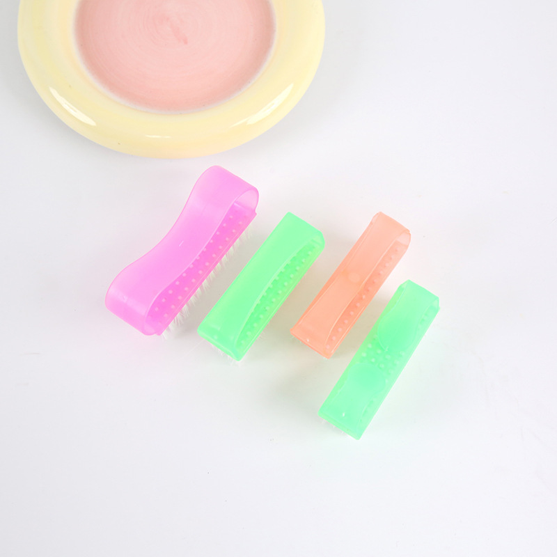 4PC card-absorbing shoe brush, clothing brush, multi-functional cleaning brush, household durable plastic brush pic 4