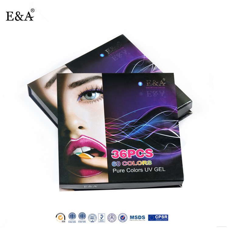 E&A2018 Manufacturer sells 72-color solid nail polish gel phototherapy painting gel sets and 36-color sets exclusively for export pic 6