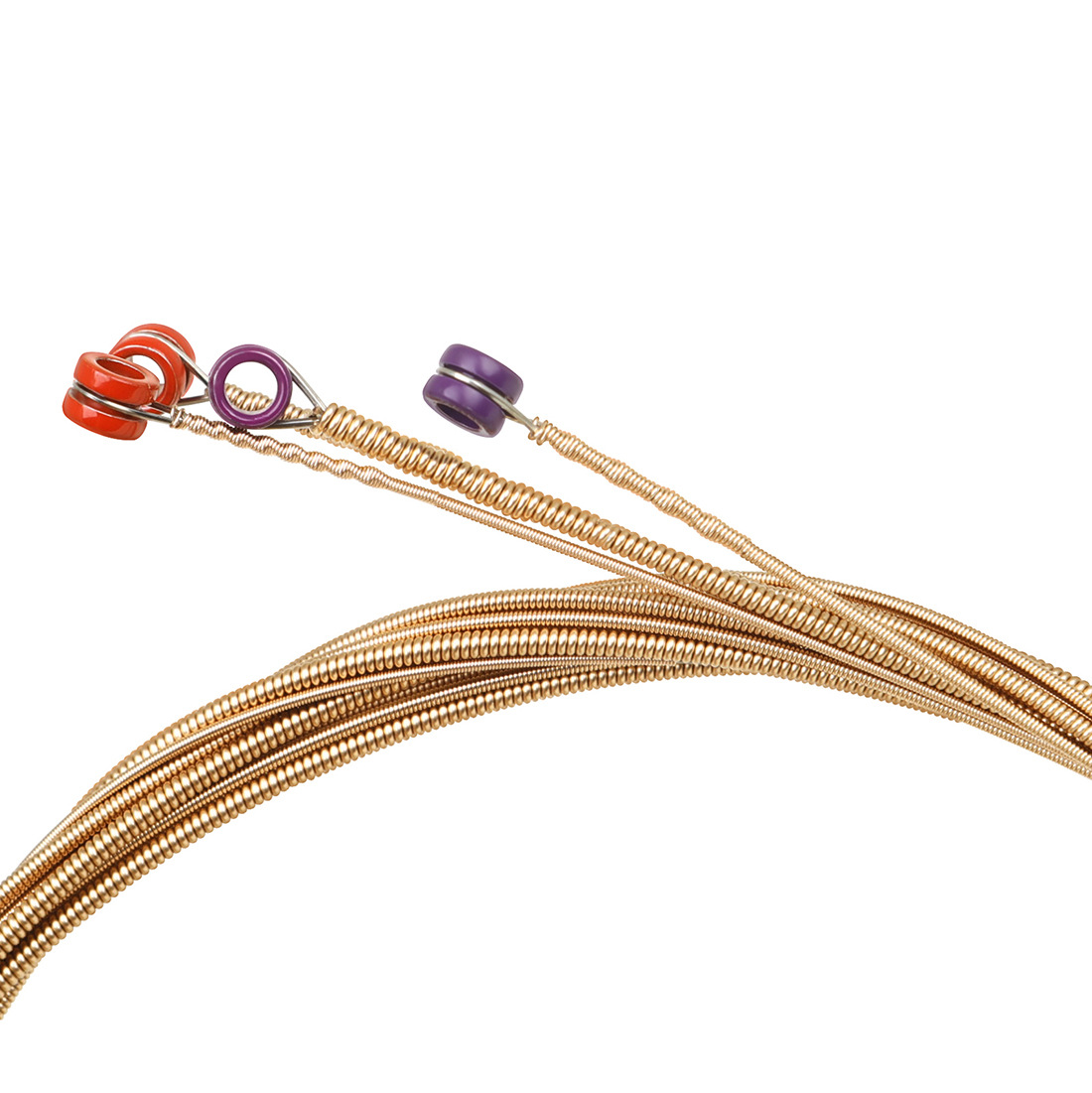 Shuffle民谣吉他弦SM11磷铜色红铜琴弦一套6根弦木吉他套弦批发详情15