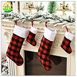 Christmas stocking series, Christmas stockings, dancing dolls, fences, Santa Claus, snowmen, gift stockings, candy stockings pic 23