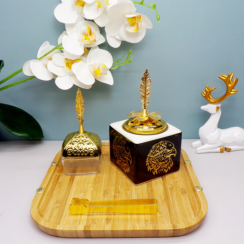 中东风格时尚工艺品套装香炉摆件香炉厂家直销新款陶瓷套装香炉详情5