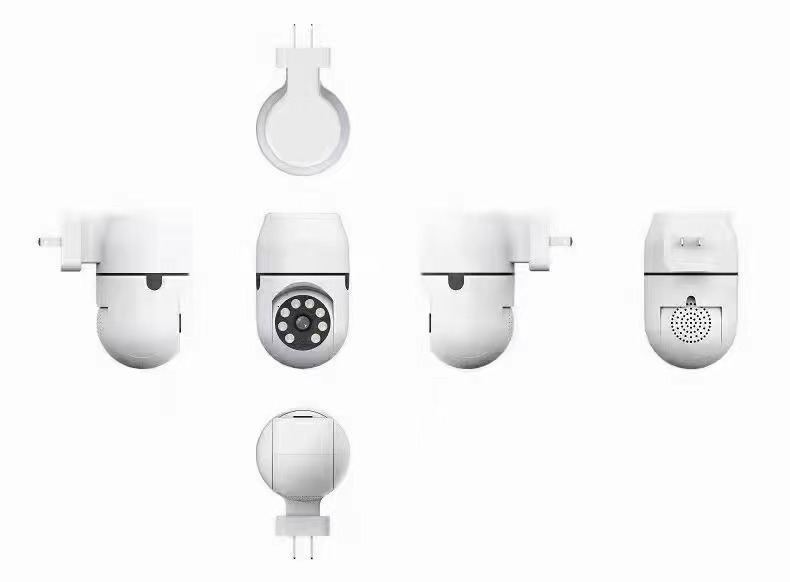 Neutral Hikvision plug-in home wireless WiFi smart high-definition camera, mobile phone remote monitoring, mini camera, smart security monitoring pic 11