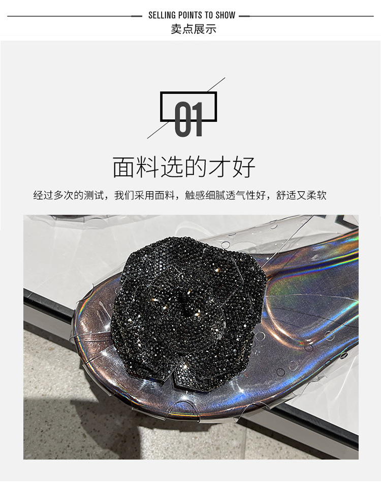 2024年夏季新款时尚亮色平底一字拖女外穿圆头纯色休闲设计感凉拖详情4