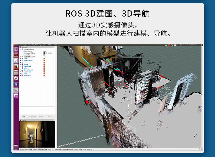 Astra Pro 3D Realistic Depth Camera SLAM ROS Visual body-sensing Camera opencv pic 15