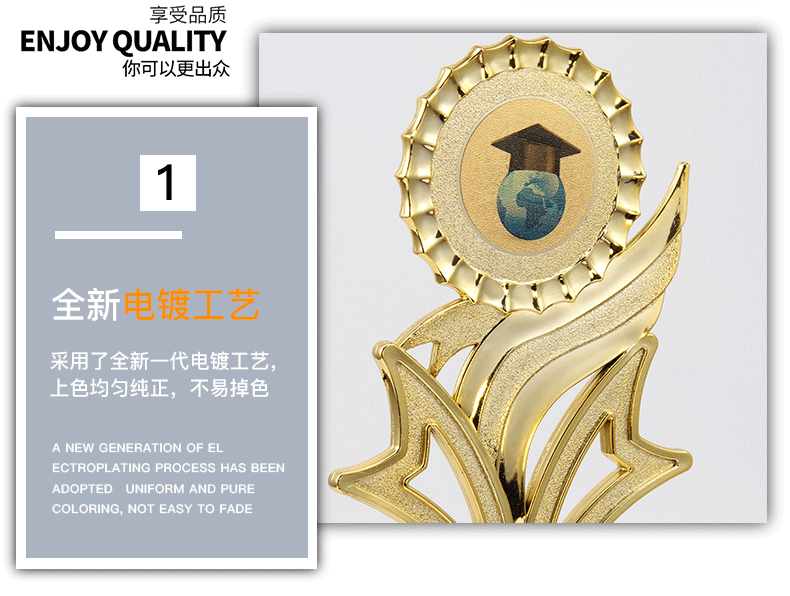 Customized trophies for kindergartens, award ceremonies, events, competitions, sunflower plastic trophies for children pic 5