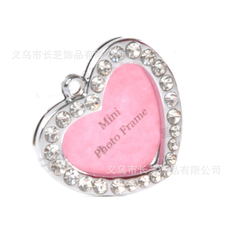 Factory direct supply of cross-border in-stock handwritten heart-shaped dog pendants, pet identity tags, Easter and Christmas diamond-encrusted dog tags pic 32