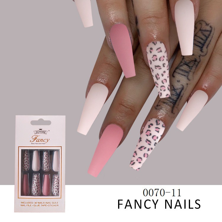 30 pieces of artificial nails, finished nail pieces, extended ballet nails, almond nail patches, wearable nails, cross-border European and American stock pic 23