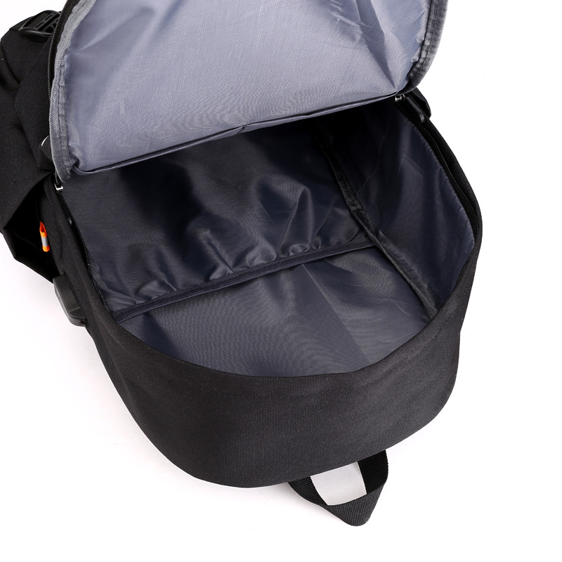 New Oxford cloth backpack for men, USB charging backpack, water-resistant computer bag, large-capacity schoolbag for female students pic 54