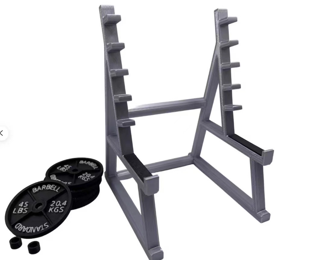 Squat Rack Pen Holder 健身房举重杠铃笔架跨境个性深蹲办公支架详情2