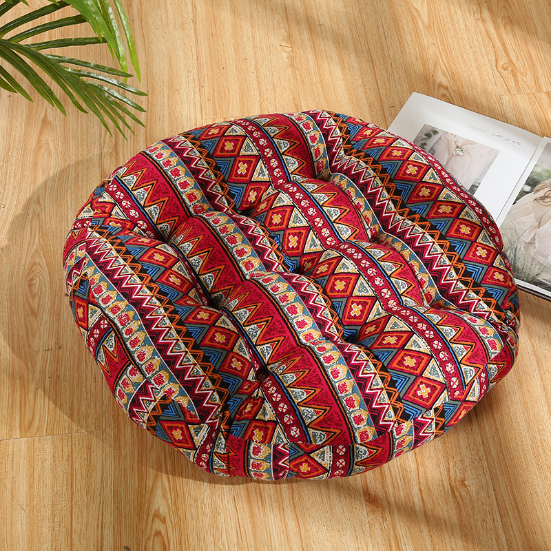 波西米亚民族风圆形大坐垫飘窗榻榻米坐垫客厅沙发地板打坐垫详情15