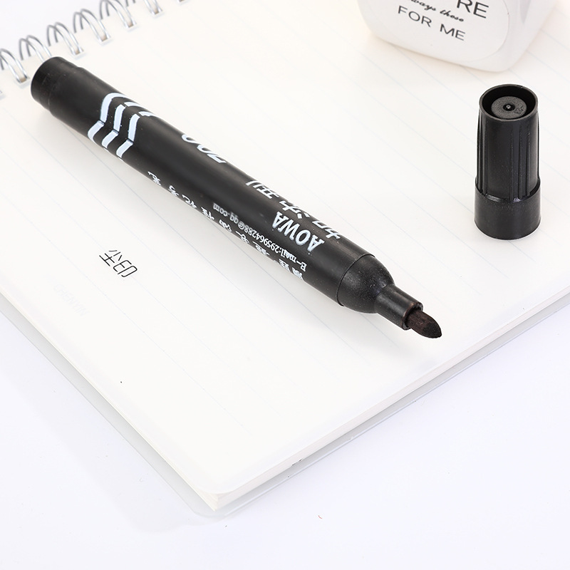 Wholesale of special marker pens, express delivery pens, oil-based pens, oil-based marker pens, large-head pens, quick-drying bags pic 4