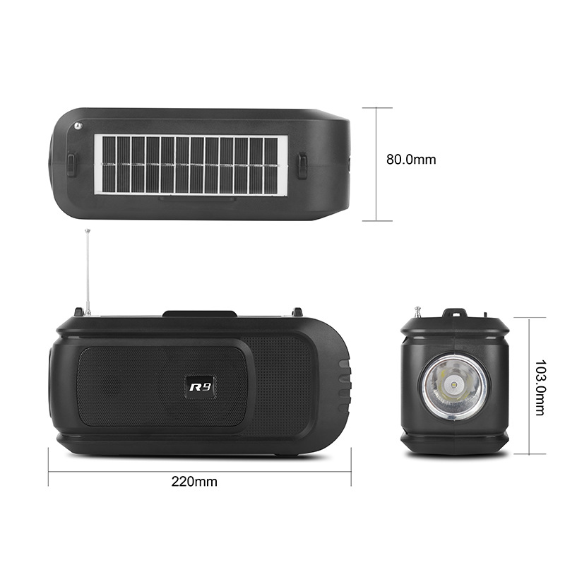 R9蓝牙音响低音炮大音量电脑户外家用插卡FM收音机手机支架无线音箱详情4