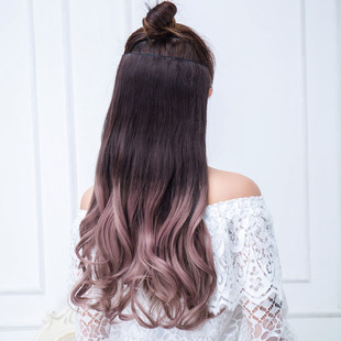Wig wig, real human hair, natural and cute collarbone hair, Bob hairstyle, medium and long hair, wig head cover manufacturer wholesale pic 2