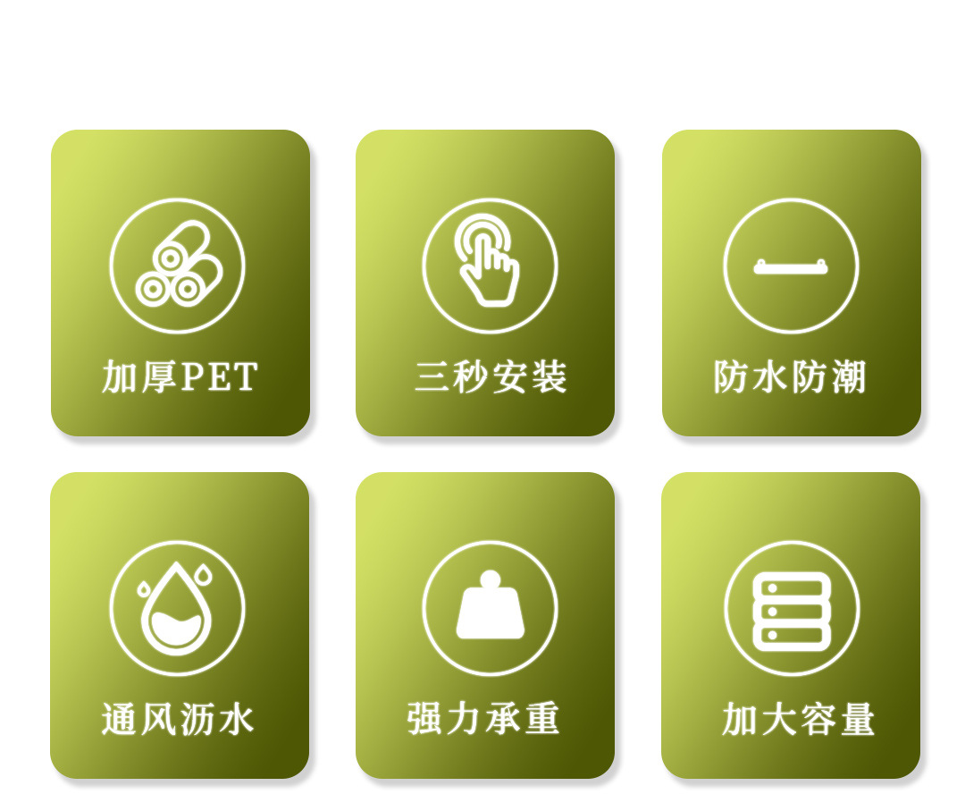 Transparent ins no-punch magic sticker cosmetics storage rack, traceless draining storage rack, multi-purpose hanging box storage basket for kitchen and bathroom pic 6