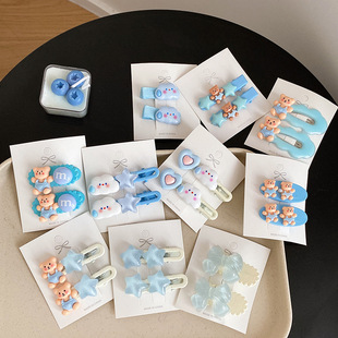 彩色系大号毛绒矩形抓夹女后脑勺盘发夹子温柔气质鲨鱼夹发卡头饰详情18