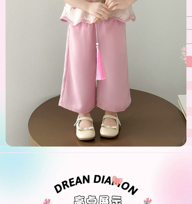 国潮女童夏季国风套装2025新款儿童薄款衣服女宝宝夏装女孩新中式汉服详情3