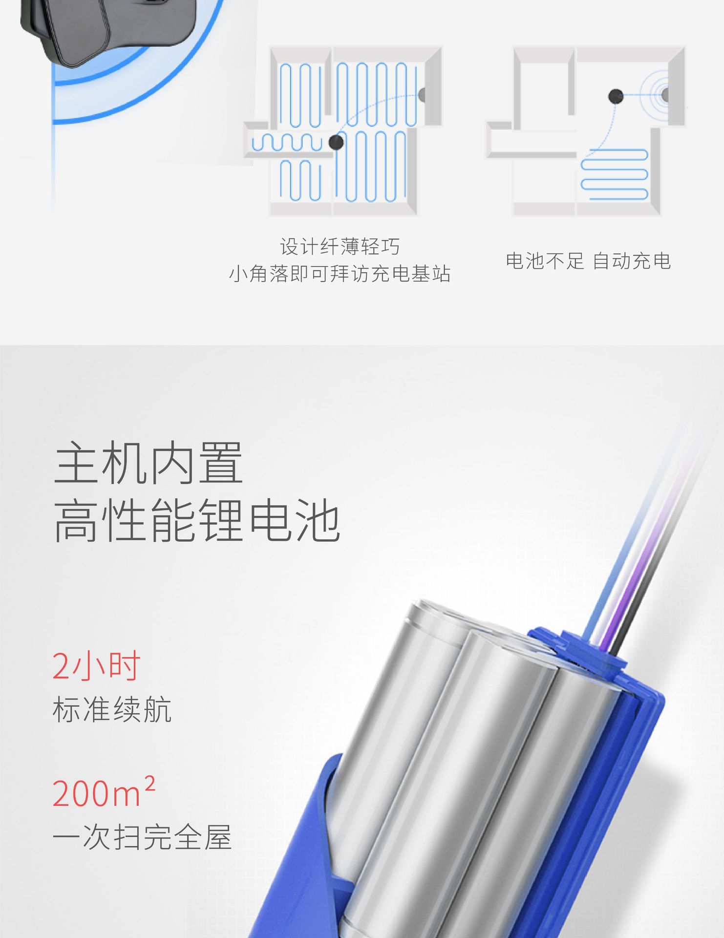跨境扫地机器人 商用无线智能清洁机 三合一吸尘器小礼品家电机器人详情13