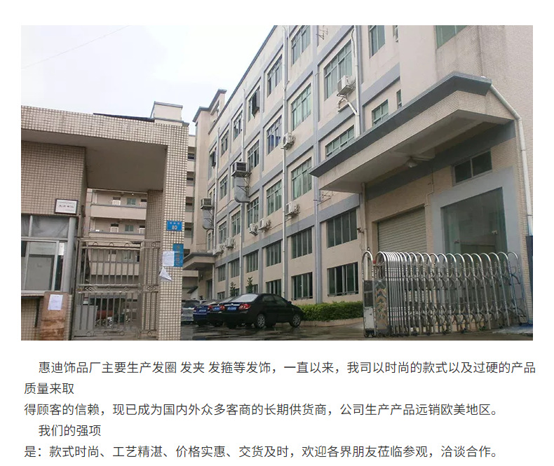 合金水钻头绳发圈 韩版高级复古头发绳小肠圈皮筋女饰品发饰批发详情20