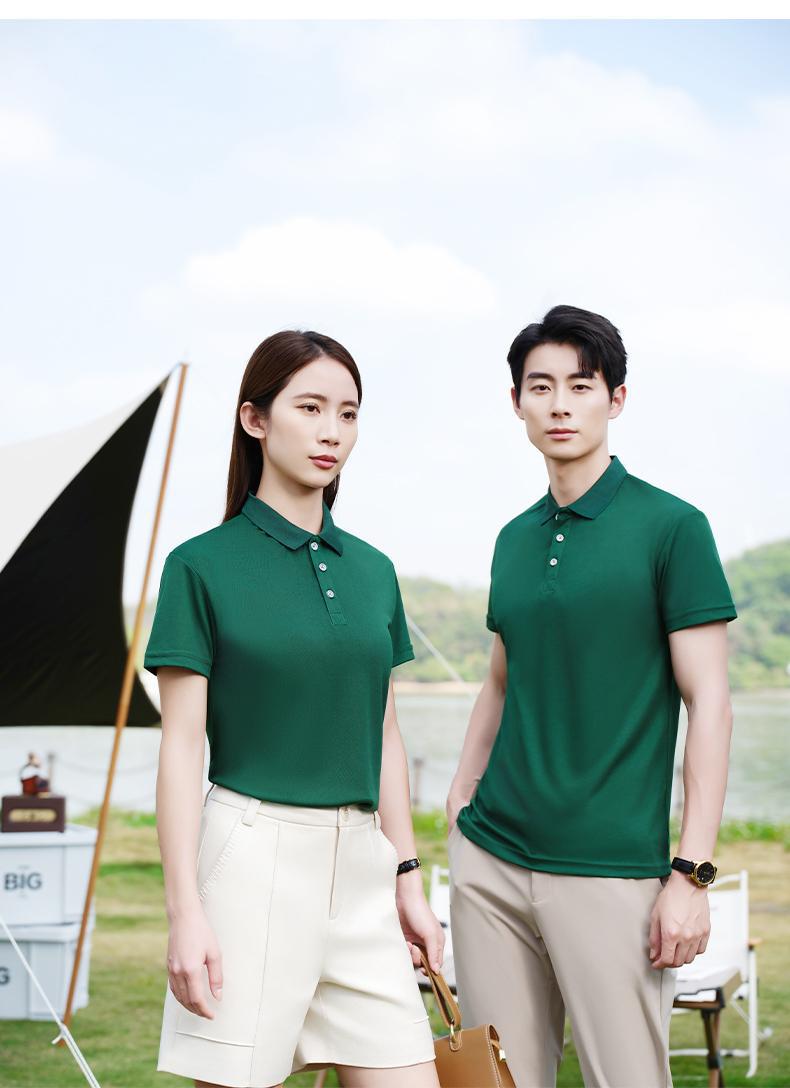 翻领polo衫定制t恤短袖工作服广告衫团体文化衫印字logo刺绣批发详情19