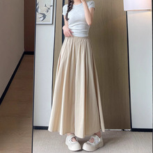 百褶裙女夏季白色短裙日系高腰显瘦2025新款jk格子大码a字半身裙详情21