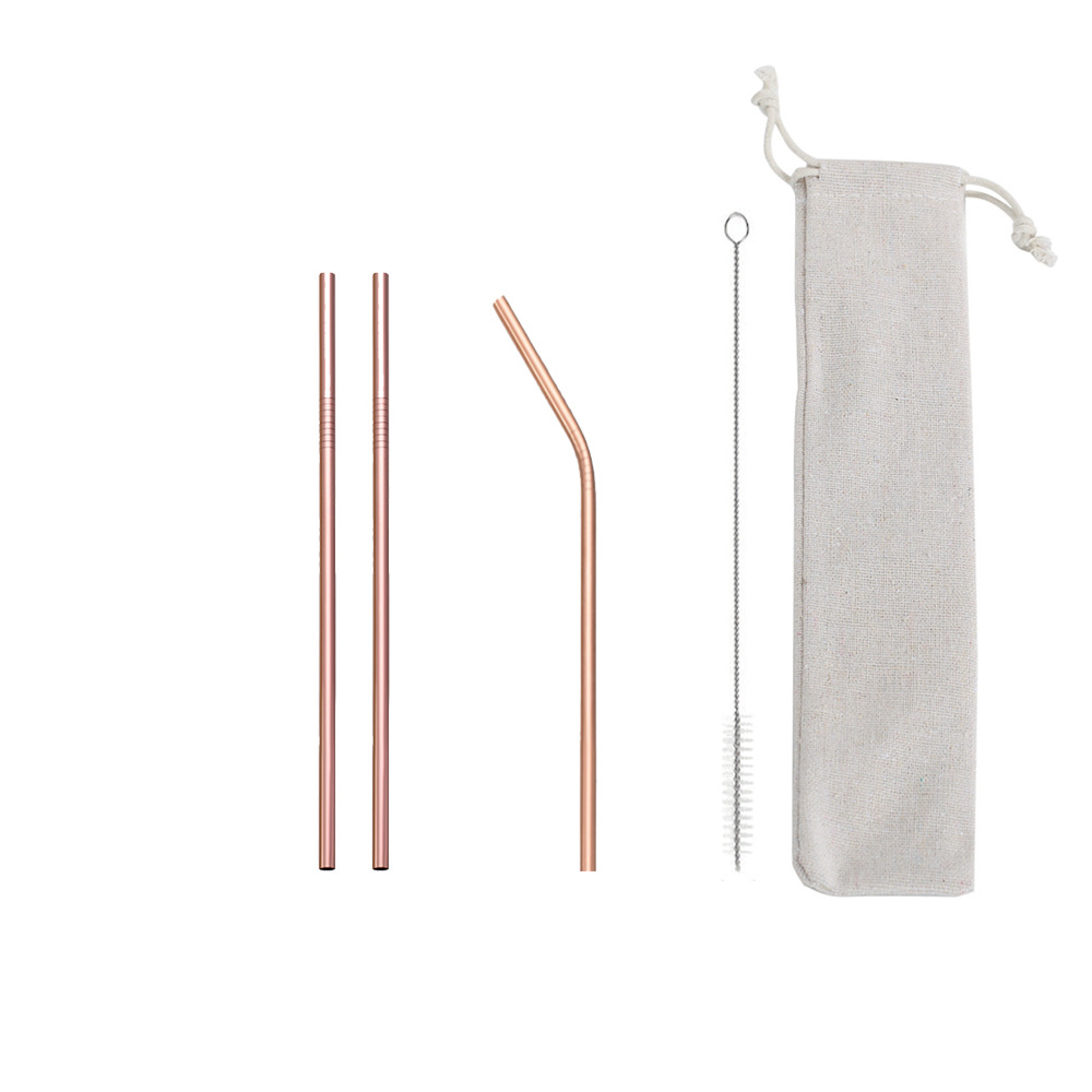 SWEN0 portable stainless steel straw set, flexible and easy to clean, beverage straws exclusively for Amazon, portable, easy to clean, reusable stainless steel straws, can be equipped with a velvet bag for outdoor and household use pic 13