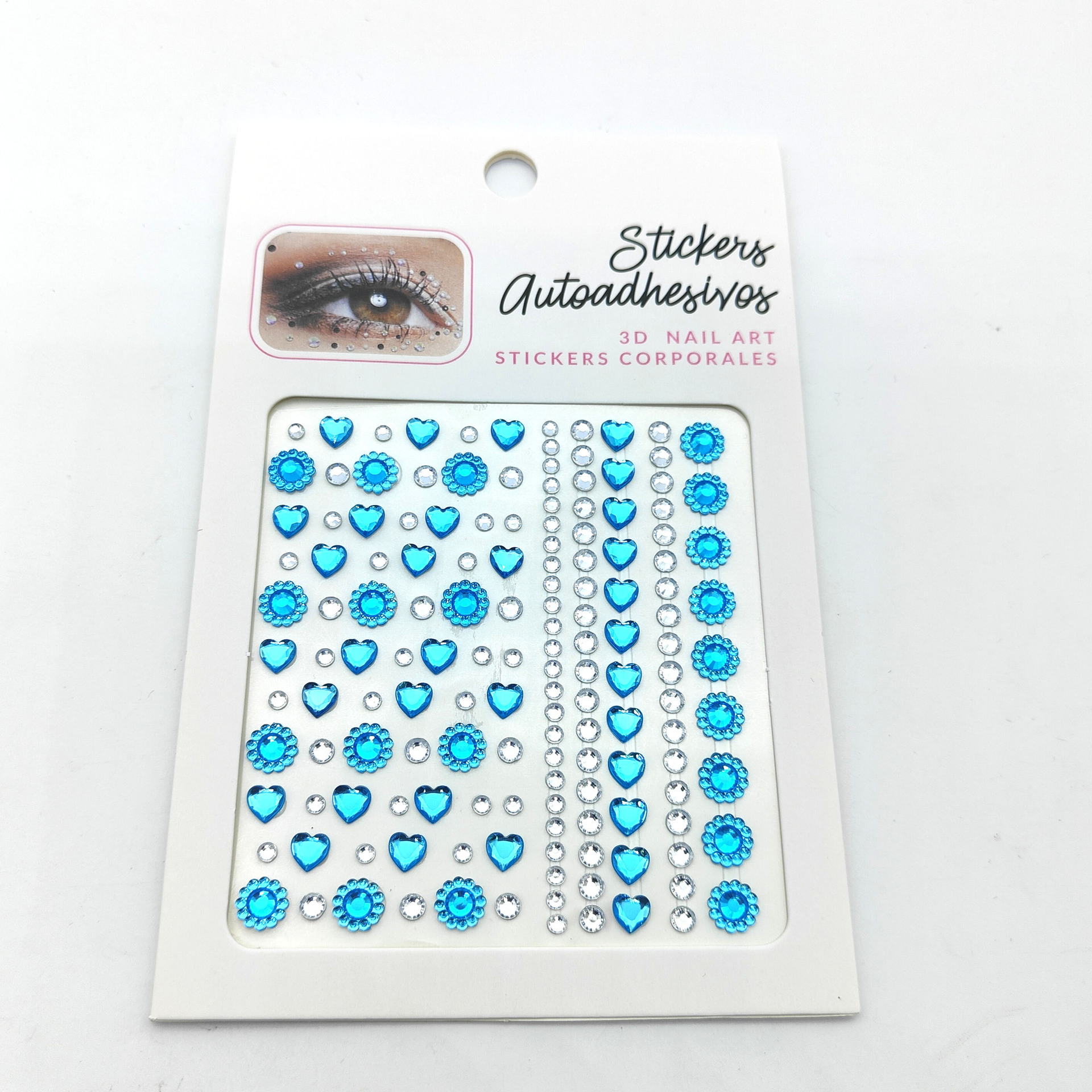 Eye patches, hair patches, head patches, diamond patches, head makeup accessories, makeup, face, pearl makeup, face patches, diamond corners of the eyes, water diamonds between the eyebrows pic 14