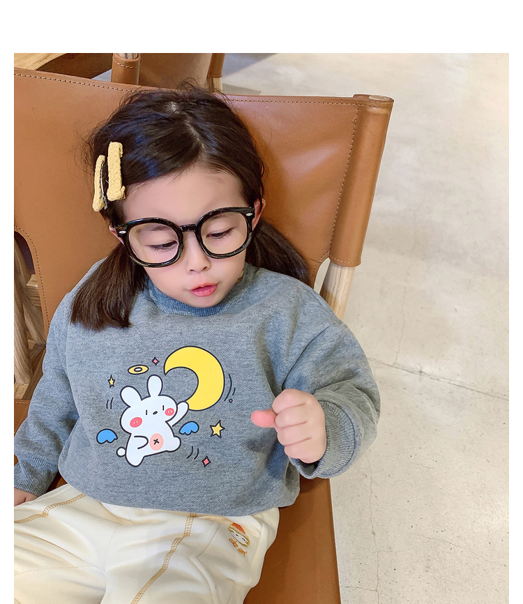 儿童加绒卫衣女童冬季2022新款秋冬韩版百搭上衣小童洋气宝宝冬装详情41