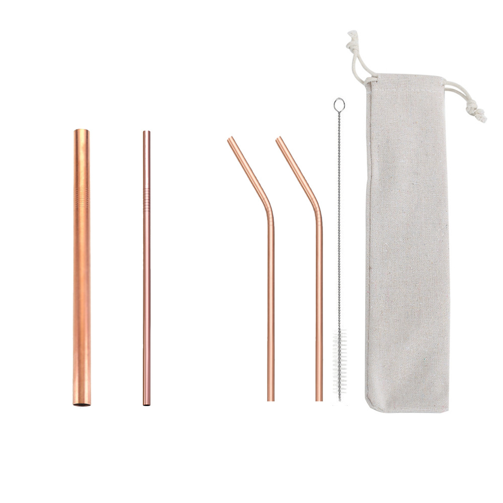 SWEN0 portable stainless steel straw set, flexible and easy to clean, beverage straws exclusively for Amazon, portable, easy to clean, reusable stainless steel straws, can be equipped with a velvet bag for outdoor and household use pic 10
