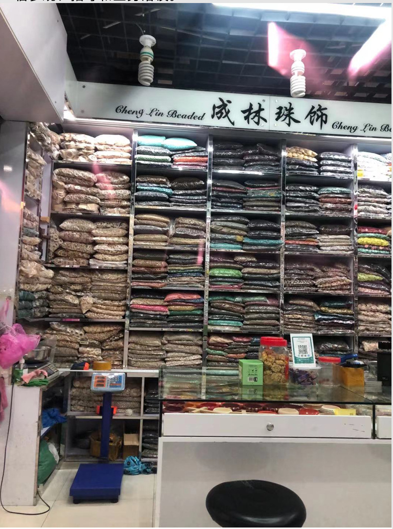 Factory direct supply of natural wood color small hole rice wood beads, loose and tight beads, prayer beads, elastic DIY bracelet ornaments, round beads pic 9