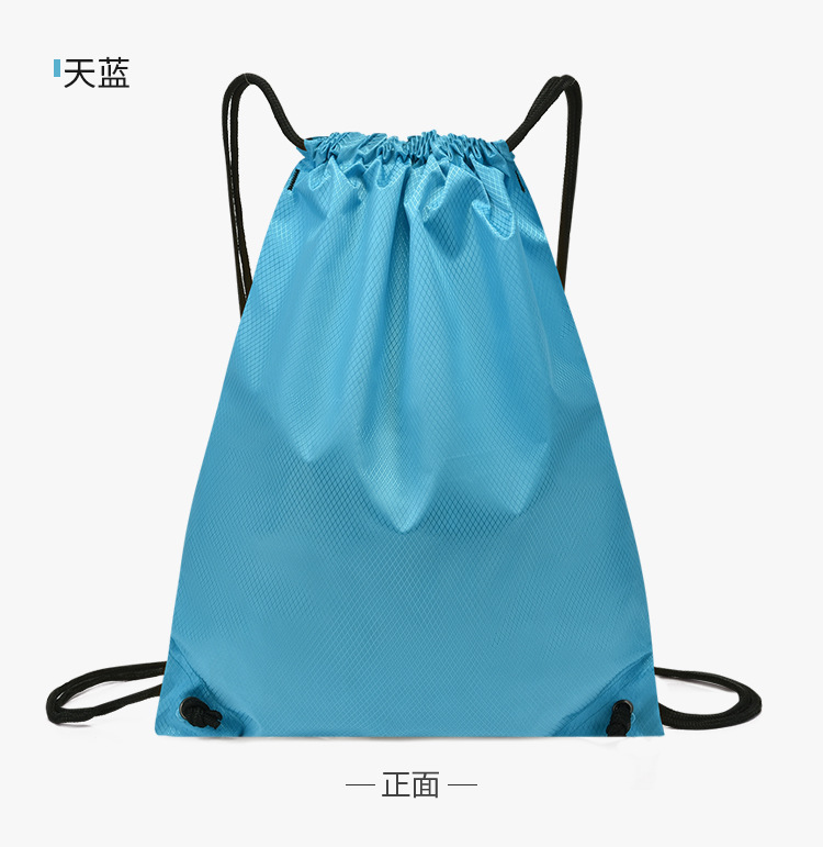 抽绳运动包现货防水马拉松束口袋户外运动收纳双肩背包运动训练包详情19