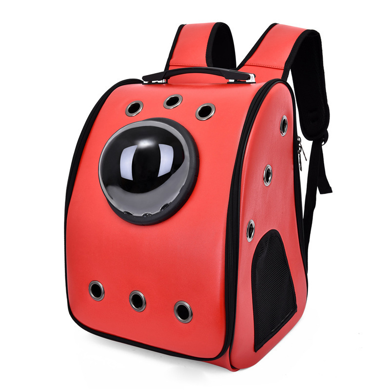 Factory direct supply of new pet handle backpacks, portable transparent cat bags, porous and breathable pet bags wholesale pic 4