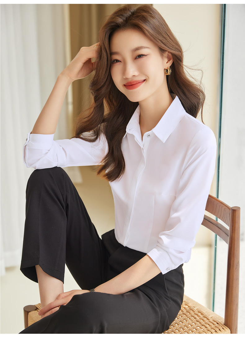 秋装新款女式职业白衬衫长袖面试办公室商务白领上衣女衬衣批发详情54