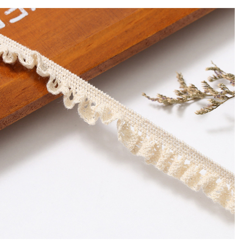 Factory direct supply of elastic lace sofa, curtain lace, diy materials, cotton thread lace, clothing accessories wholesale pic 15