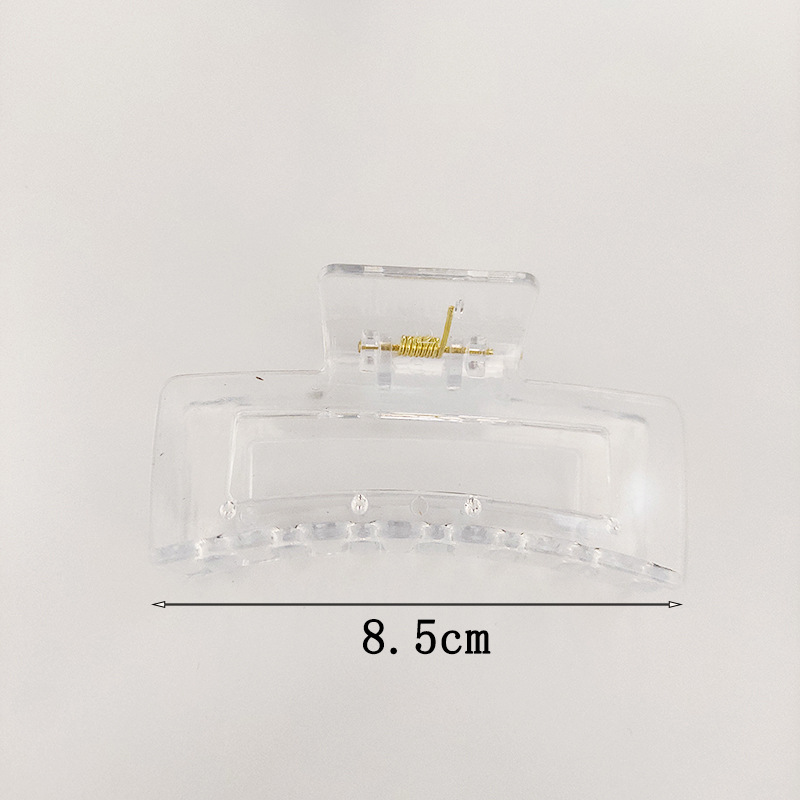 热门发夹各样式透明抓夹大号流行发卡创意 DIY百搭发饰鲨鱼夹批发详情28
