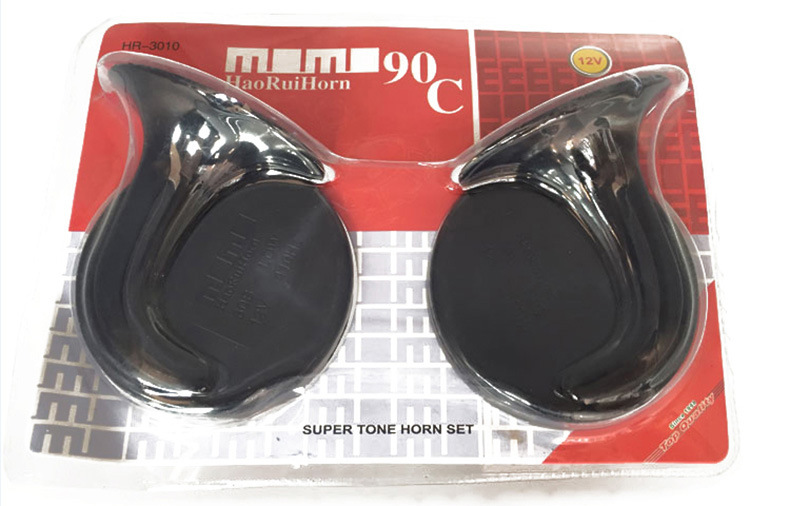 Export wholesale car snail horn 12V/24V motorcycle high and low frequency horn waterproof electric horn pic 12