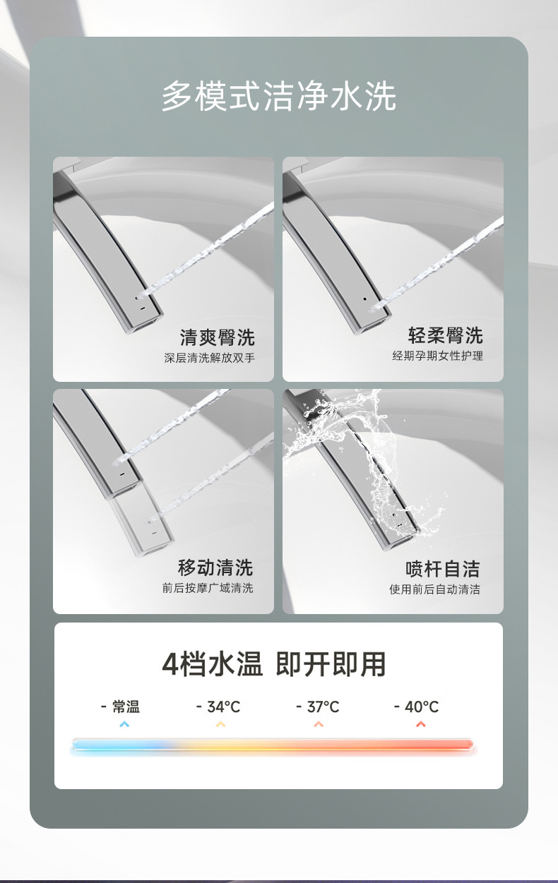 智能马桶蛋形即热式杀菌泡沫护盾全自动语音无水压问题坐便器精品卫浴.详情13