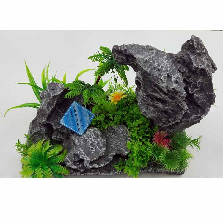 宝杰水族树脂装饰品 仿真假山造景装饰水族产品批发详情26