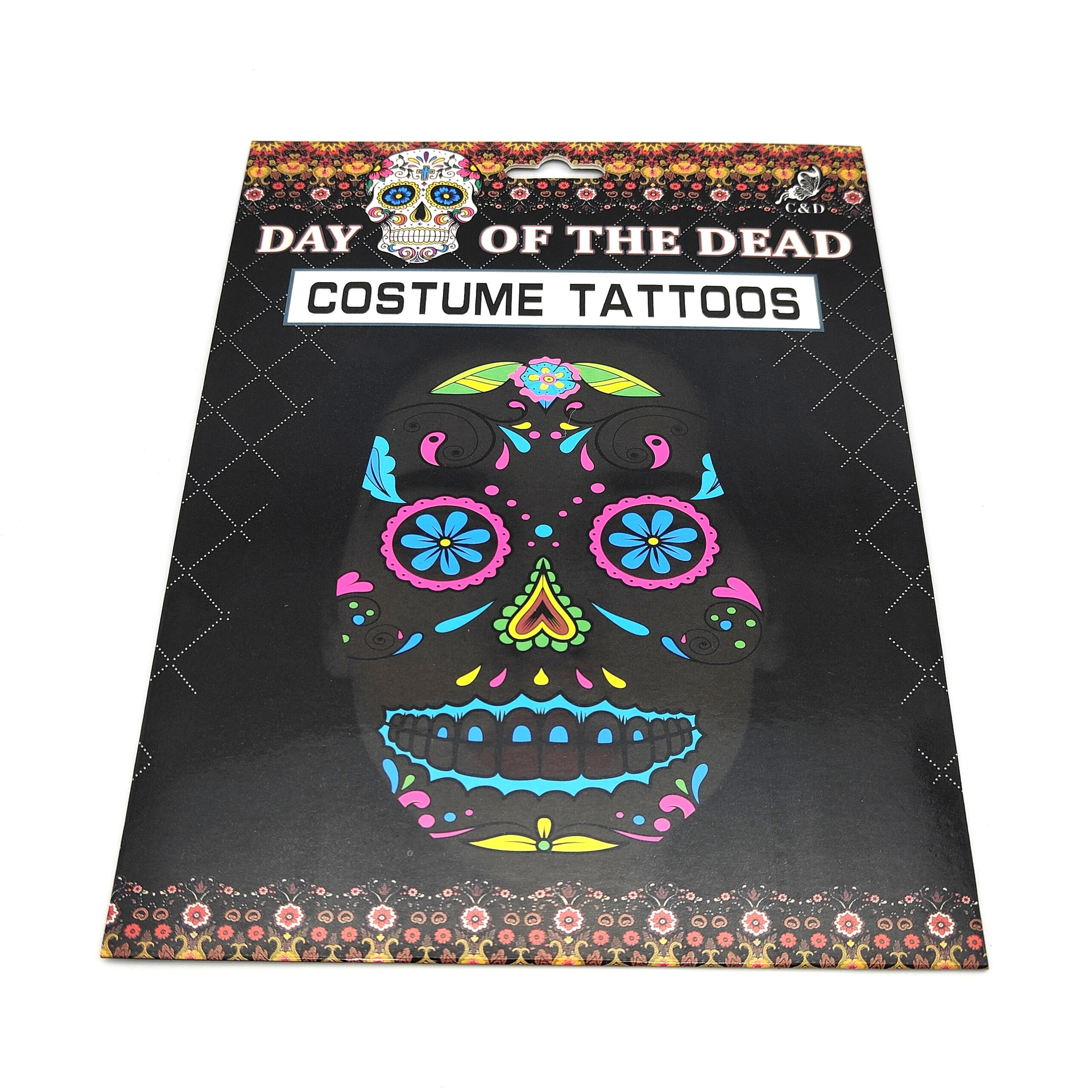 Halloween and Ghost Festival face sticker, one-time water transfer tattoo, festival face sticker, fun and prank pic 3