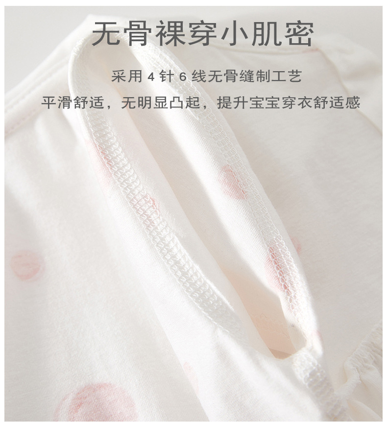 婴儿衣服新生夏季薄款纯棉短袖连体衣女宝宝夏装公主甜美可爱哈衣详情3