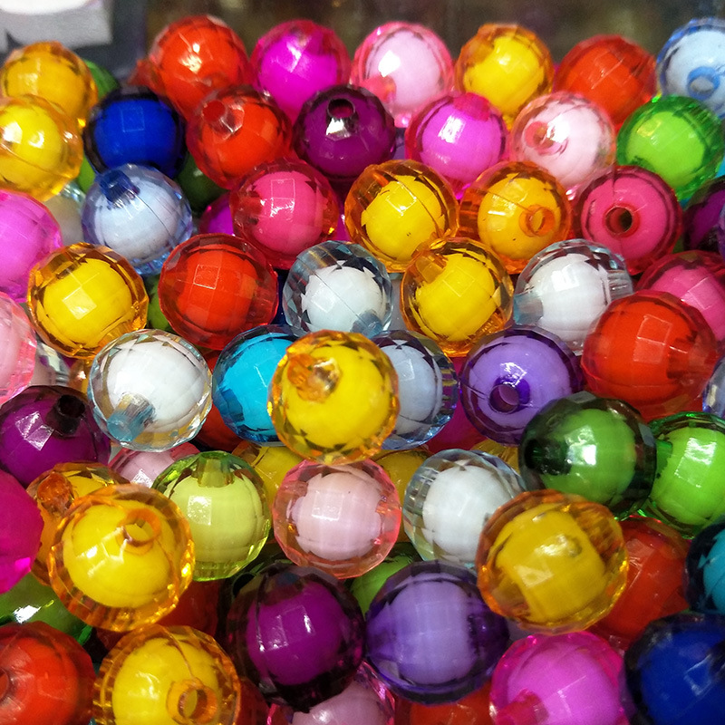 diy handcrafted beads, electroplated beads, jewelry accessories, plastic beads, ABS imitation pearls, acrylic beads pic 4