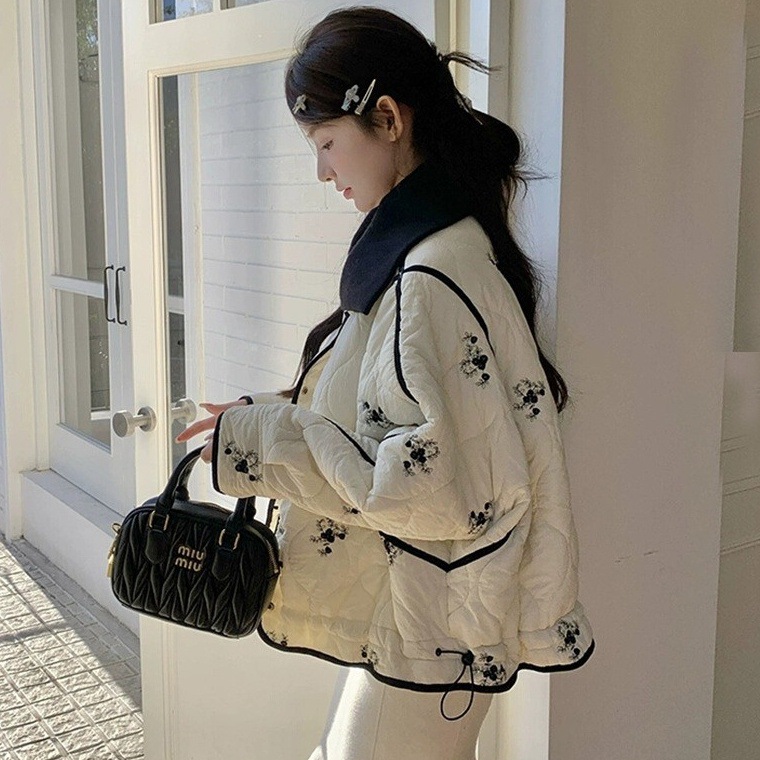 哇噢舒适垂感斜纹棉加绒厚休闲裤女长裤秋冬香蕉裤显瘦高腰阔腿裤详情18