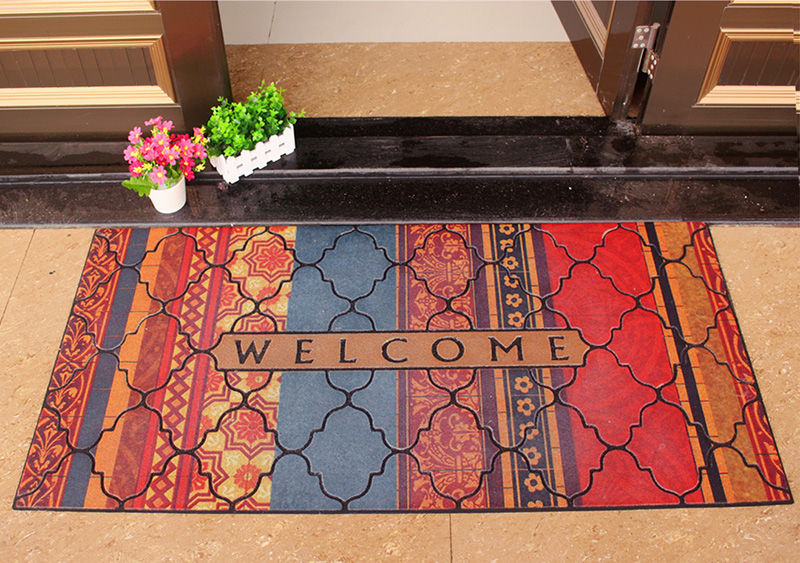 欧式大门口地垫入户门垫半圆形室外门外橡胶塑料门前进门踩脚垫子详情30